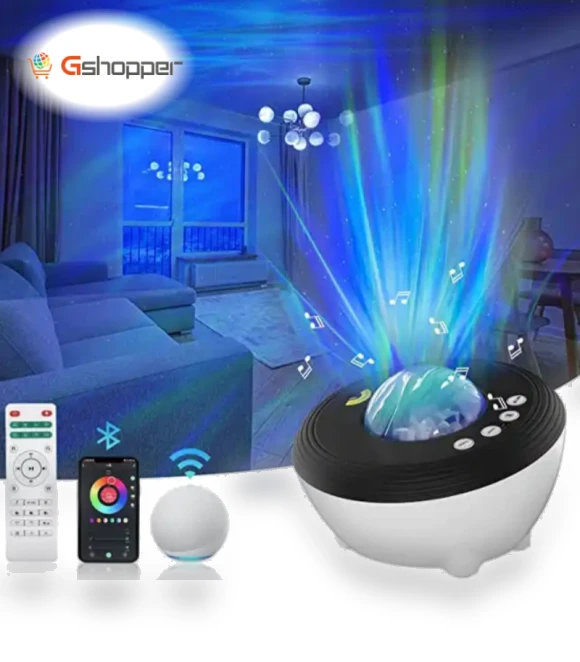 Aurora Galaxy Projector — Night Lights, Bolong