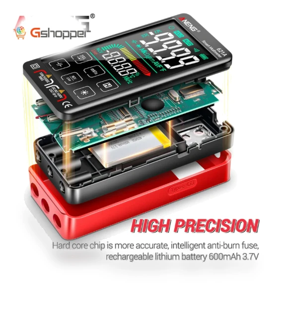 Auto Range Full-screen Touch Smart Digital Multimeter — Multimeters & Analyzers, ANENG