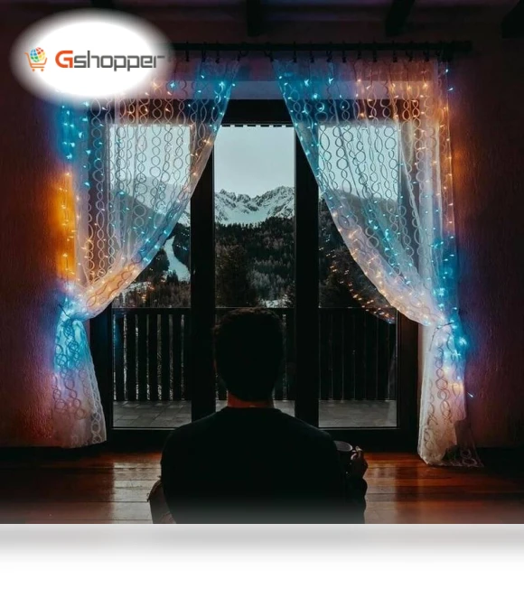 Custom LED Decorative Rainbow Curtain Lights — Creative Lighting Solutions