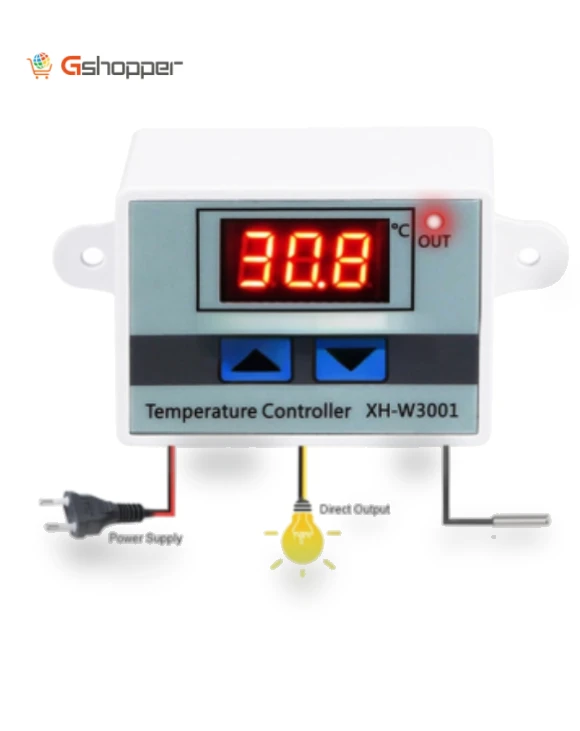 Digital LED Temperature Controller — Home Climate Control