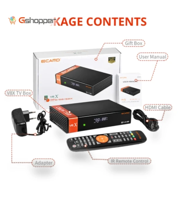 DVB-S/S2/S2X Set Top Box — Television, GTMEDIA
