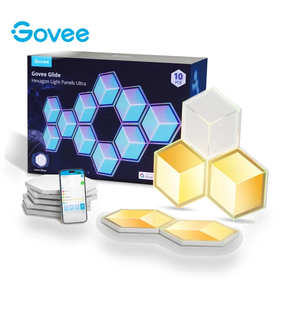 Glide Hexagon Light Panels Ultra — Commercial Lighting Solutions, Govee