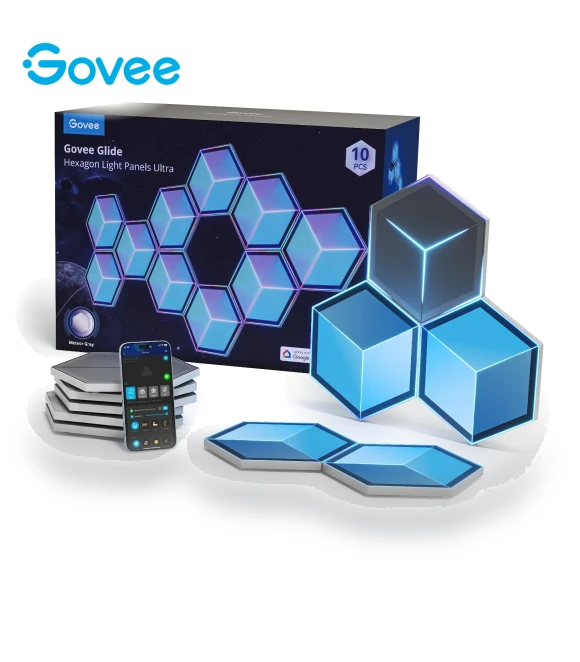 Glide Hexagon Light Panels Ultra — Commercial Lighting Solutions, Govee