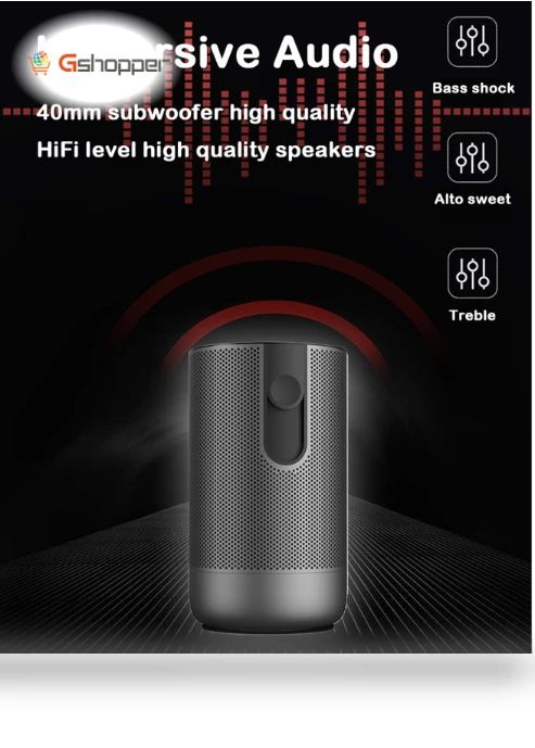 HD Bluetooth Audio Projector — Home Theater Projectors, WEJOY