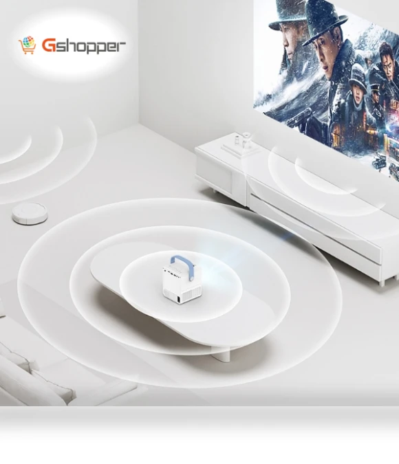 HD Portable Office Wireless Smart Projector — Home Theater Projectors