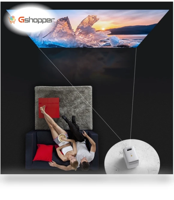 Home Keystone Correction Smart HD 4K Projector — Home Theater Projectors, HP