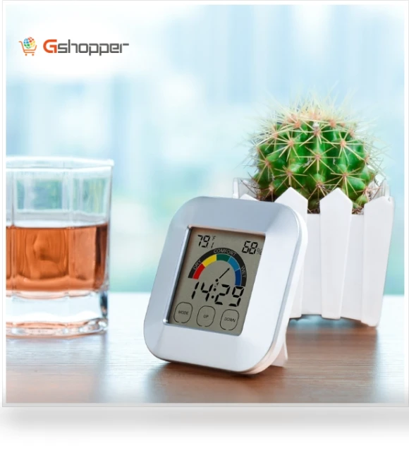 Indoor Thermometer Humidity Monitor — Home Climate Control