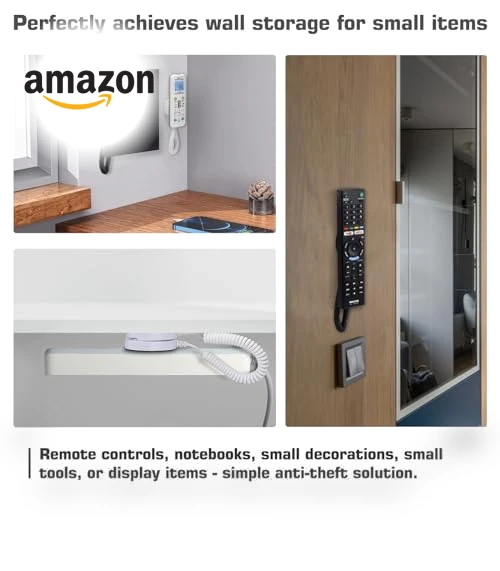 Magnetic Remote Control Holders with Spring Ropes — Cable Organizers, WALLFID