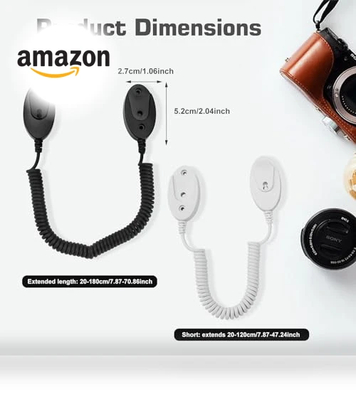 Magnetic Remote Control Holders with Spring Ropes — Cable Organizers, WALLFID