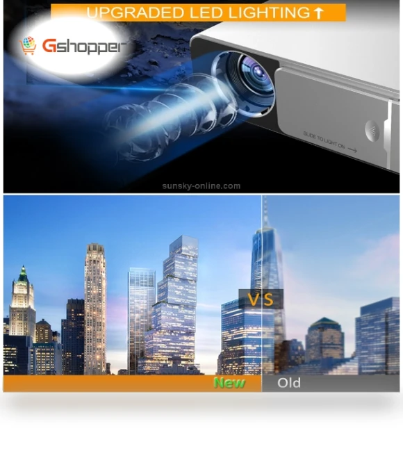 Mini Smart Home HD Projector — Home Theater Projectors