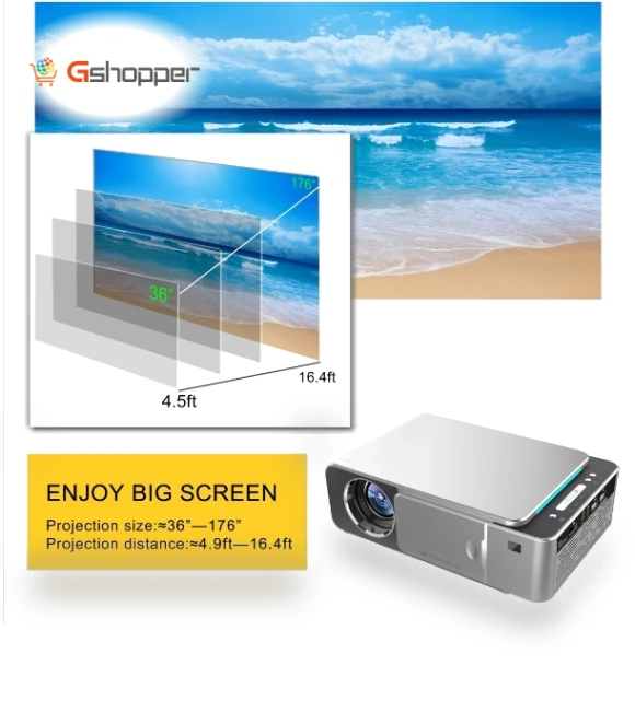 Mini Smart Home HD Projector — Home Theater Projectors
