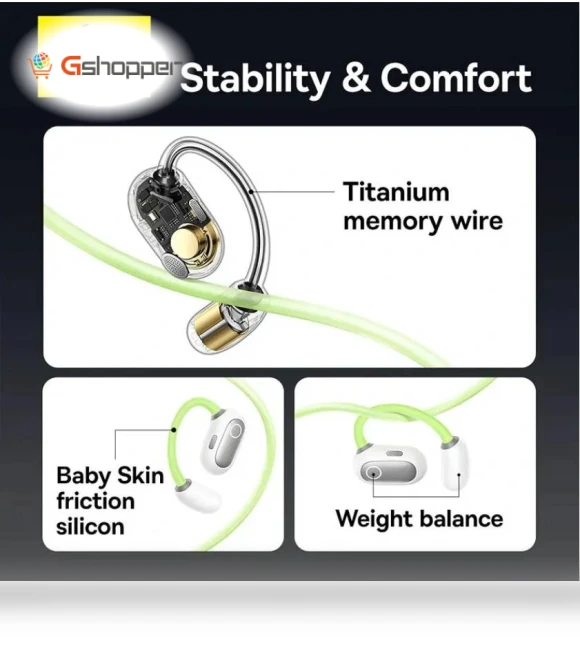 OWS Oper Ear Earbuds — In-Ear Headphones, Baseus