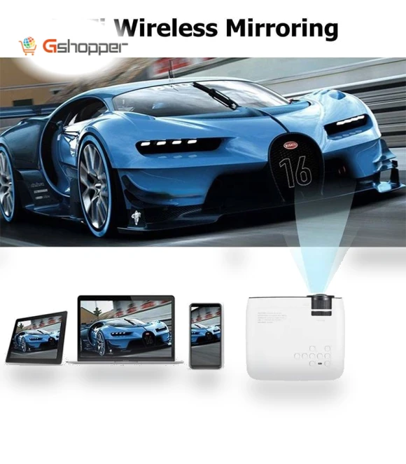 Portable HD LED Smart Projector — Home Theater Projectors