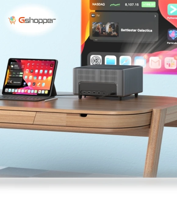 Portable Mini LCD LED Smart Projector — Home Theater Projectors