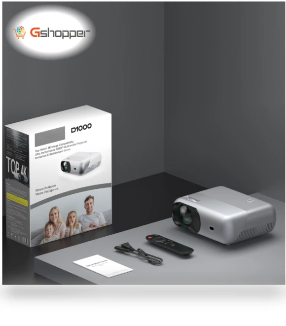 Portable Mini LCD LED Smart Projector — Home Theater Projectors