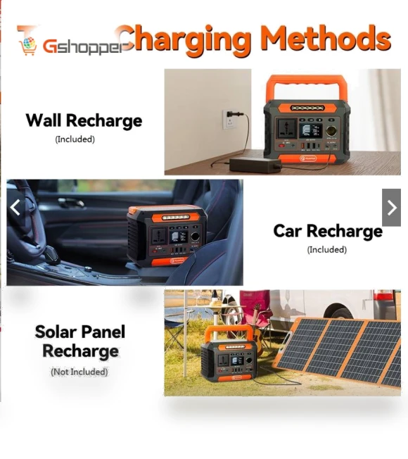 Portable Solar Generator — Solar & Wind Power