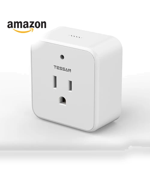Remote Voice Control Outlet Plug — Outlet Switches, TESSAN