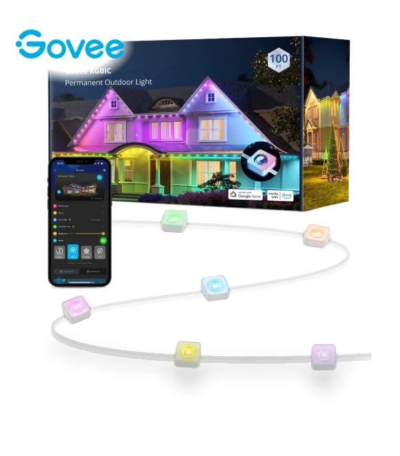 RGBIC LED Permanent Outdoor Lights — Garden Illumination, Govee