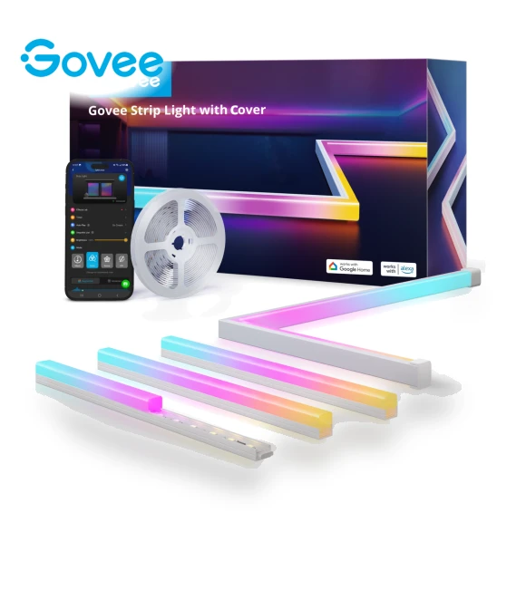 RGBIC LED Strip Lights with Covers — LED Strips, Govee