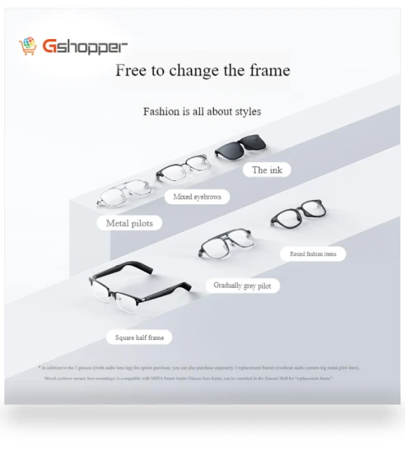 Smart Audio Glasses — Smart Glasses, Mijia