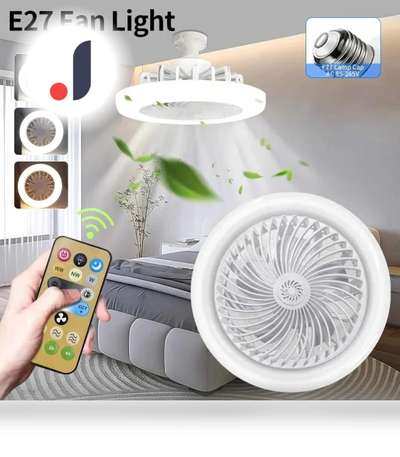 Smart Ceiling Fan 3-in-1 with Remote Control — Ceiling Fan Lighting Solutions, Binchi Lighting Appliances