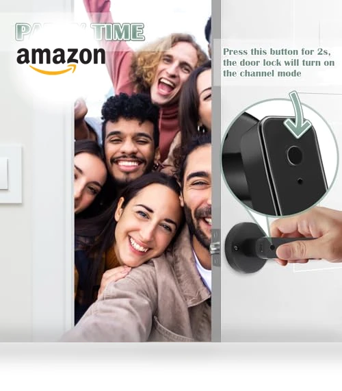 Smart Fingerprint Door Knob — Locks, XCOUI