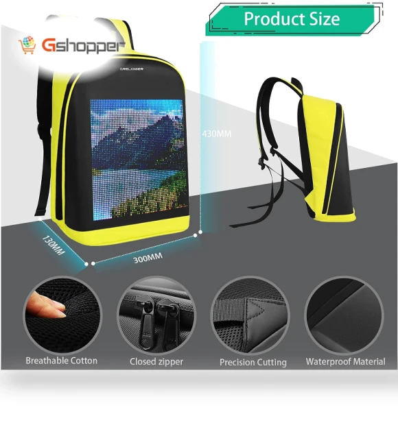 Smart LED Dynamic Backpack — Casual Daypacks, Crelander
