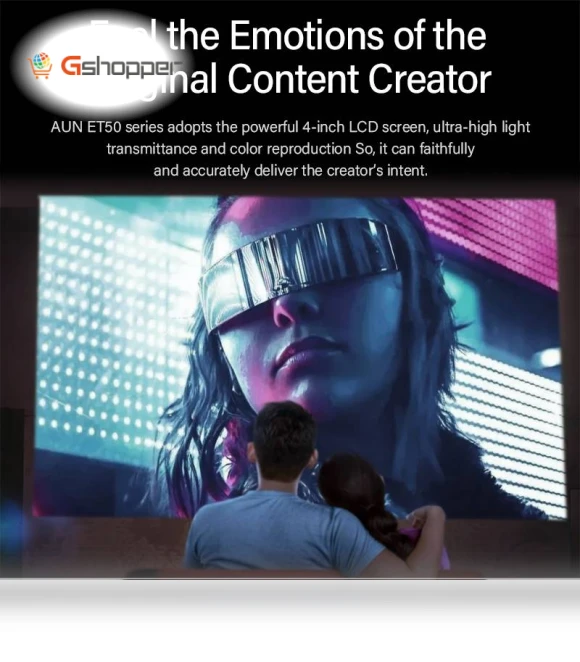 Smart LED Mini Projector — Home Theater Projectors, AUN