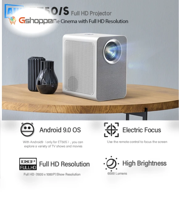 Smart LED Mini Projector — Home Theater Projectors, AUN