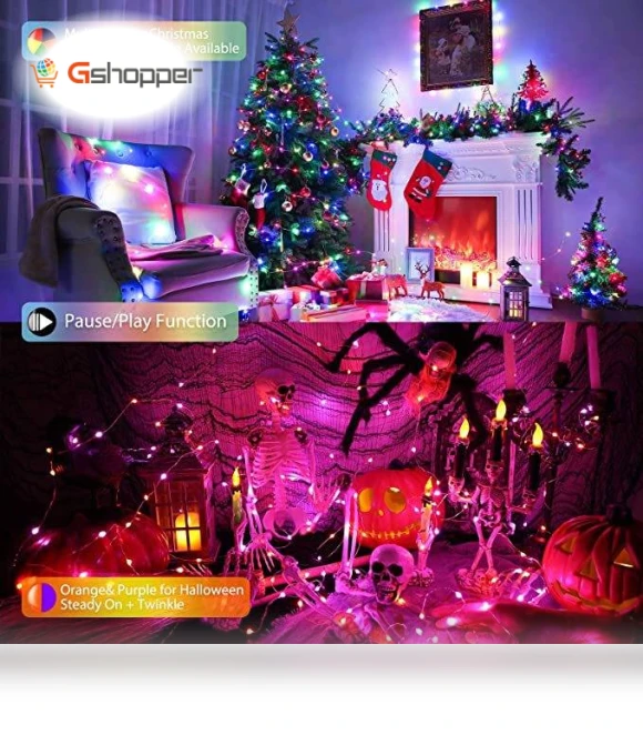 Smart Point Control LED String Lights — String Lights, Tuya