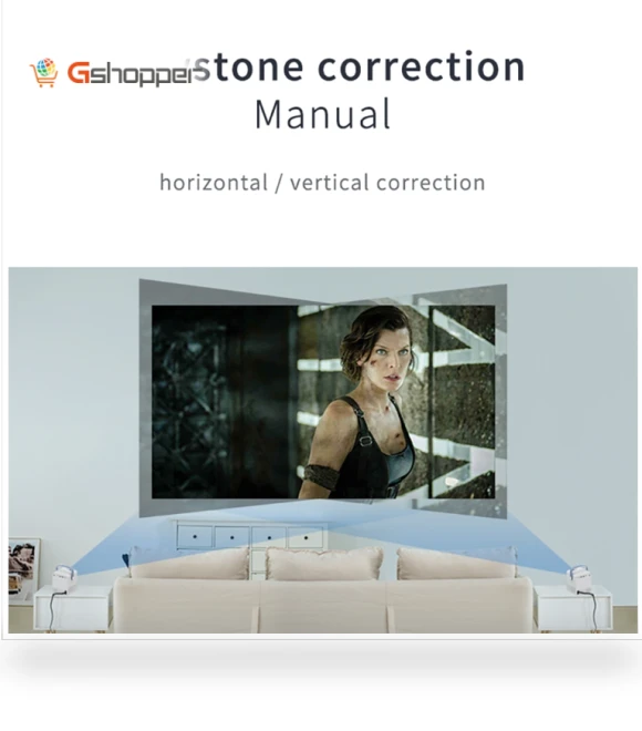 Smart Portable 4K HD Projector — Home Theater Projectors, Q96