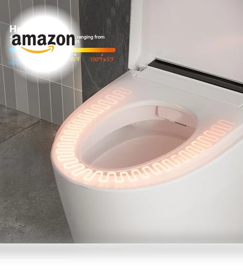 Smart Toilet with Heated Seat and Auto Flush — Bathroom Essentials, Deer Valley