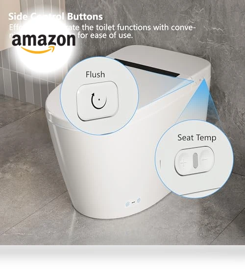 Smart Toilet with Heated Seat and Auto Flush — Bathroom Essentials, Deer Valley