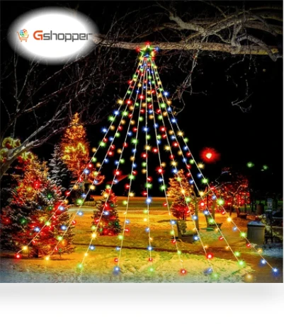 Solar Outdoor Christmas Decorations Lights — Lighted Displays