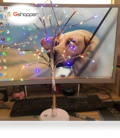 Touch screen LED tree light — Overhead Lighting
