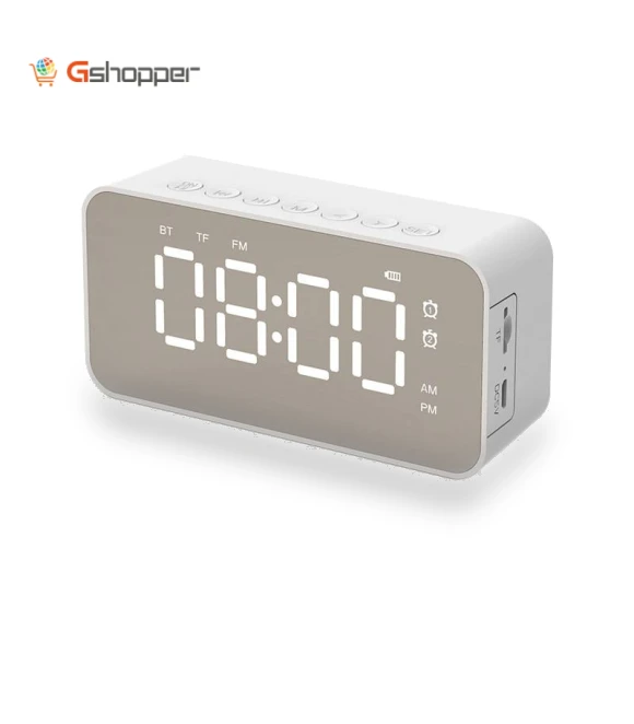 Wireless Smart Bluetooth Speaker Mirror Alarm Clock — Alarms & Clocks