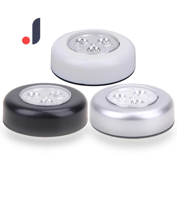 3-LED Battery-Powered Touch Light — Night Lights, free rabbit