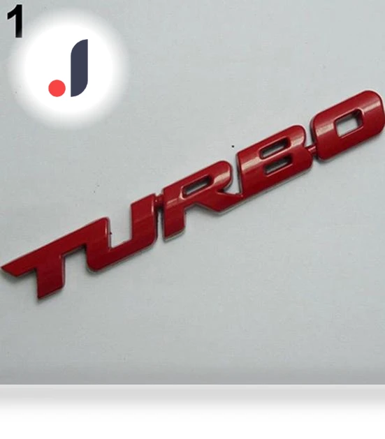 3D Alloy Turbo Car Motorcycle Emblem Sticker — Car Stickers & Decals, Chemey