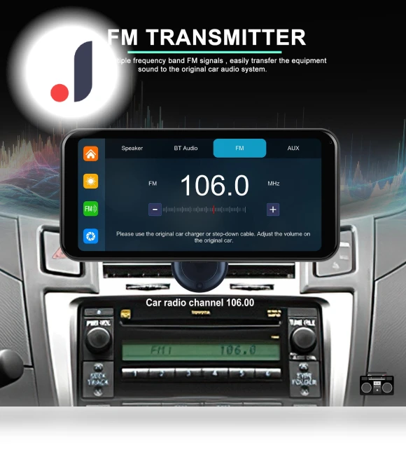 6.25-inch Wireless CarPlay Android Auto Multimedia Video Player — Stereo Receivers, JOHO - CarGear