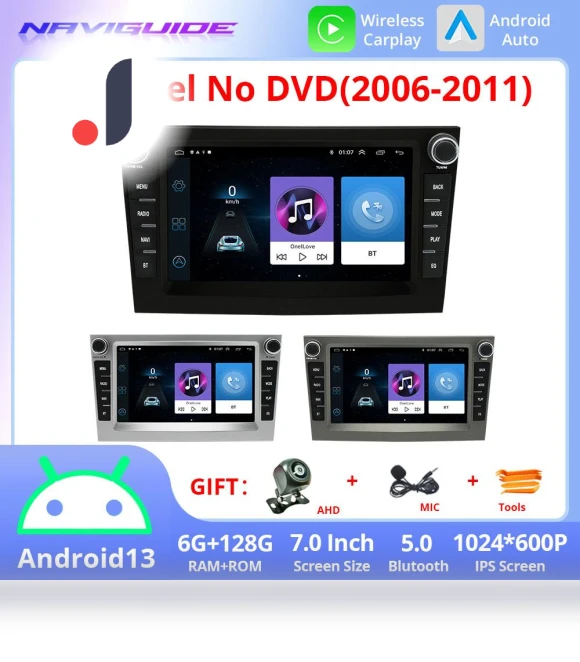 7-inch Android 13 Car Stereo — Stereo Receivers, NAVIGUIDE Car Life