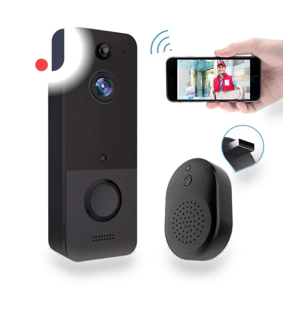 720p HD Wireless Wi-Fi Video Doorbell — Smart Home Security, RuKing