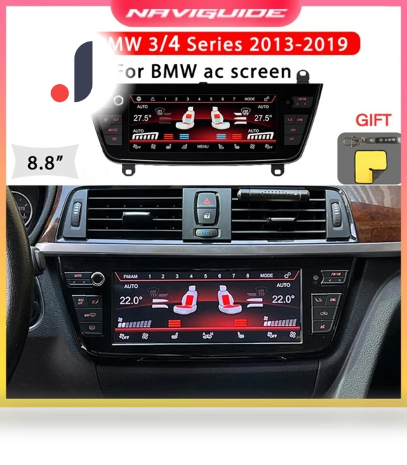 8.8-inch Touch Screen AC Board Air Conditioning Panel — Stereo Receivers, NAVIGUIDE Car Life