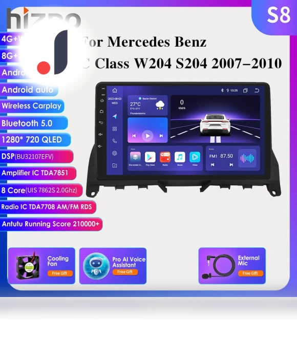 AI Voice 2 Din Android Auto Radio — Car Installation Essentials, Hizpo