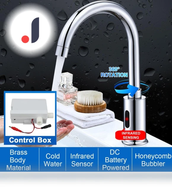 Automatic Infrared Sensor Faucet — Smart-Touch Kitchen Faucets, Sea Global