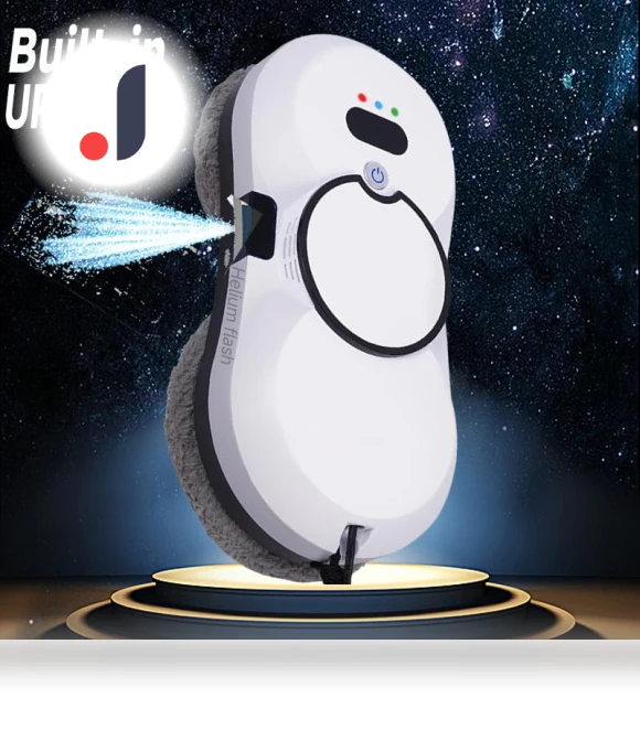 Automatic Window Cleaning Robot with Water Spray — Smart Cleaning Robots, QINQING