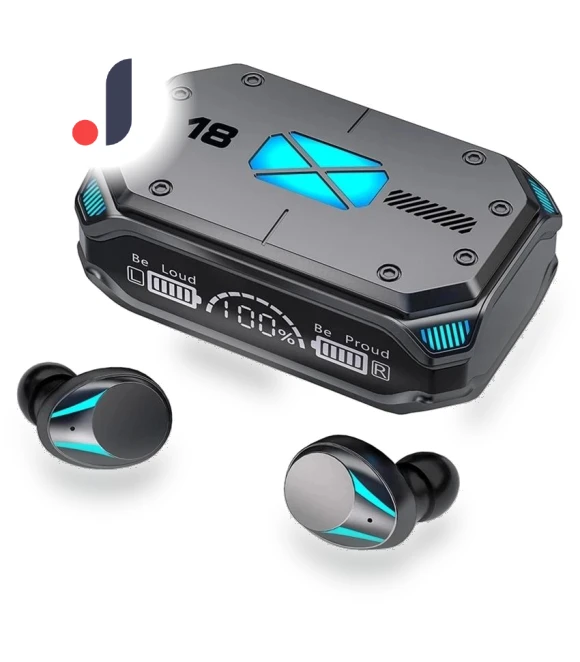 Bluetooth 5.2 Wireless Earbuds — In-Ear Headphones, YurKem