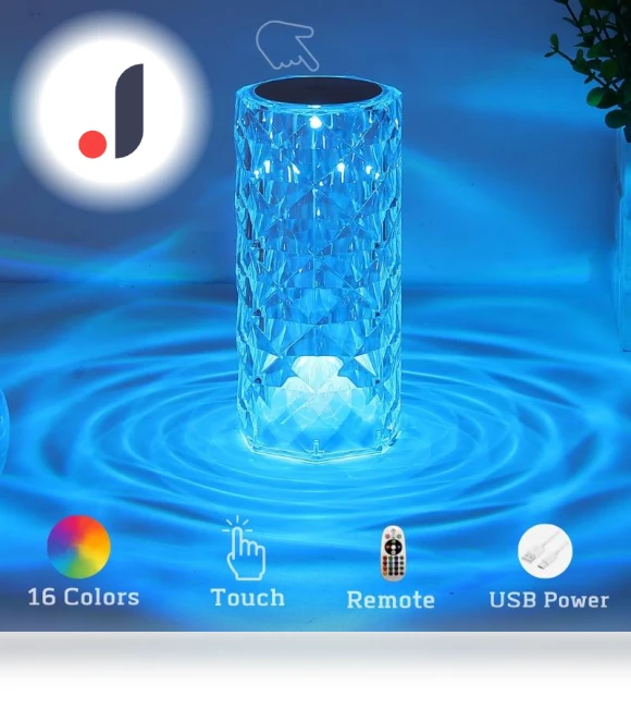 Crystal Table Lamp — Overhead Lighting, SDS003