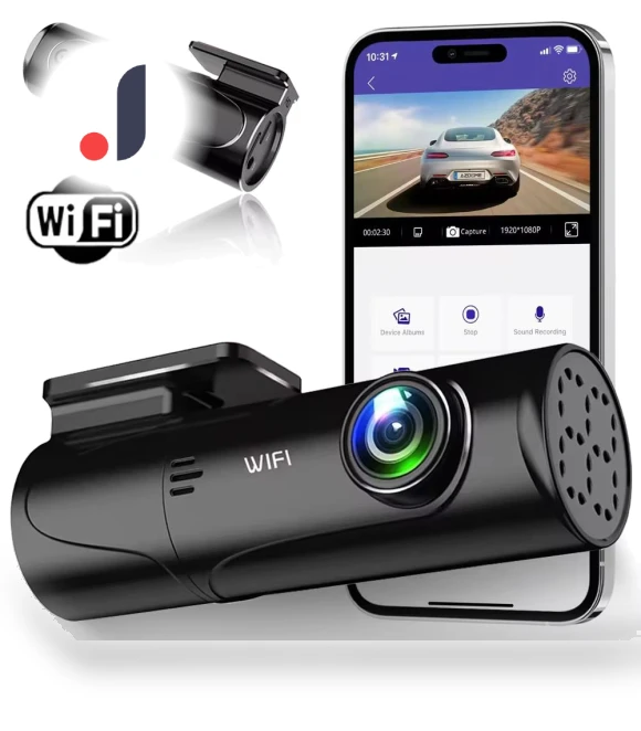 Dash Cam 1080P WiFi — Dashboard Cameras, PRISMA