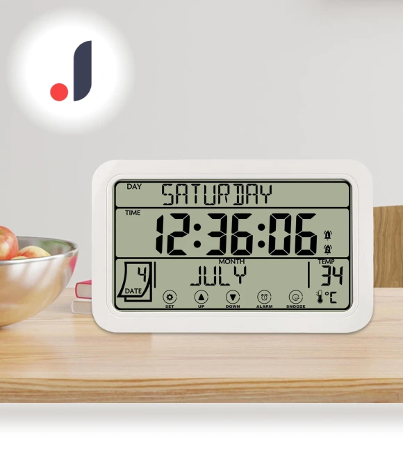 Digital Wall Clock Alarm — Clocks, Dewdroop