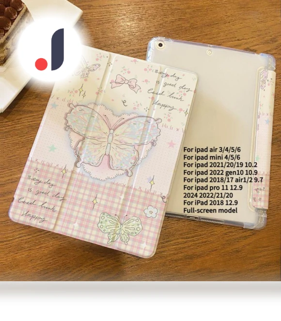 High-Quality Smart TPU Case with Butterfly Design — Protective Cases, Joyway